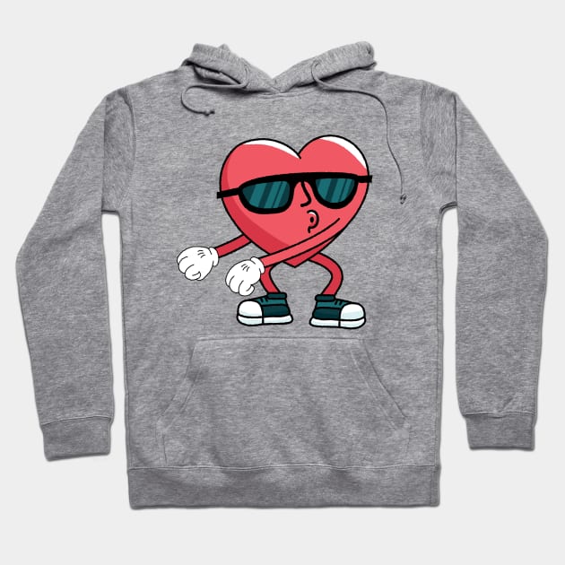 Funny Floss Heart Valentine Day For men women Boys Gifts Hoodie by barranshirts